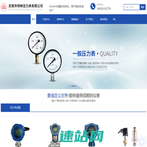 一般压力表-弹簧管压力表-波登管压力表-无锡市特种压力表有限公司